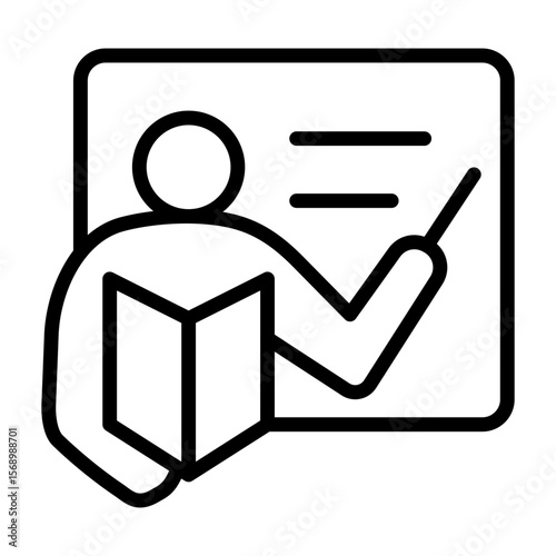 Teacher Lecture Icon
