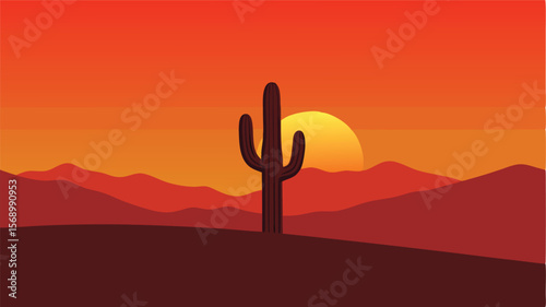 arizona desert sunset landscape