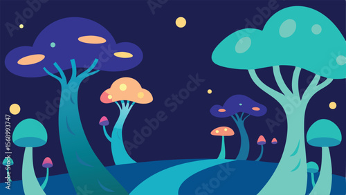 abstract background with jellyfish
