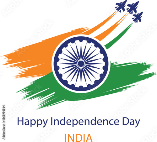 Indian Independence Day Celebration Vector Design
