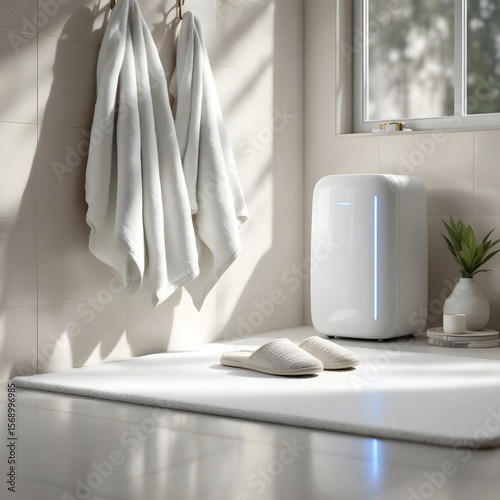 Bathroom Dehumidifier and Diatomaceous Earth Mat for Humid Weather