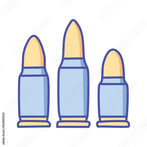 Modern Firearm Icons - Bullet & Ammo Pack
