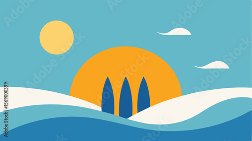 vector illustration of a winter landscape