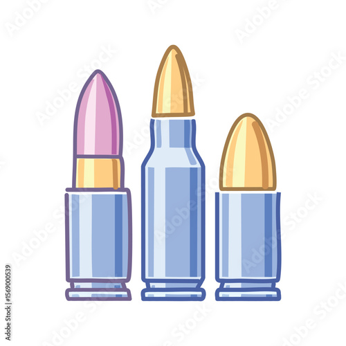 Gradient Bullet Icons - Weapon Collection
