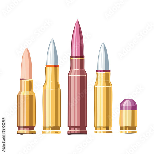 Weapon Icon Vector Set - Modern Gradient

