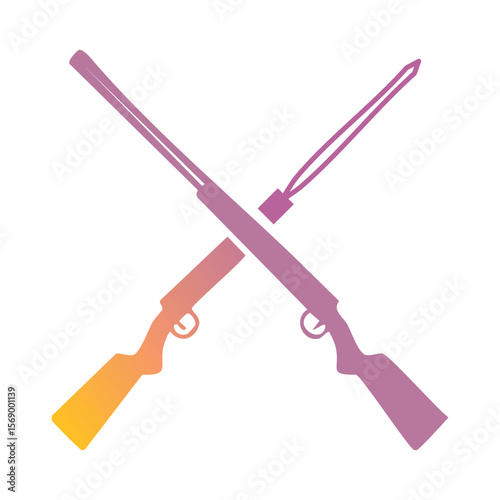 Combat Rifle Icon - Symbol of Strength