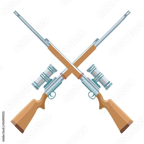 Honor Guard Icon - Crossed Rifles