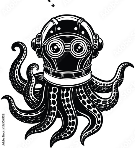 Steampunk Octopus A Mechanical Marvel of the Deep
