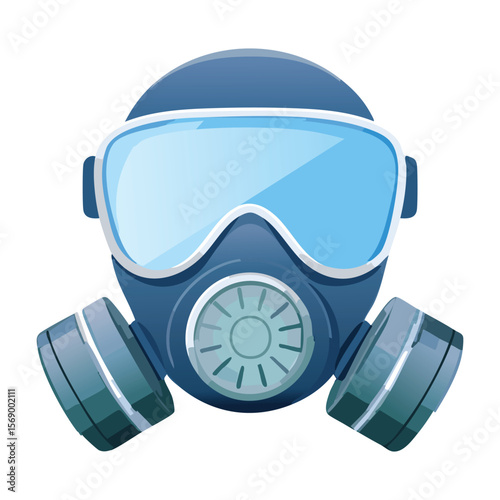 Military Face Protector - Gas Mask Icon