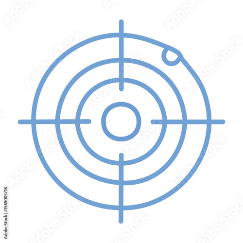 Detection & Tracking - Modern Radar Icon