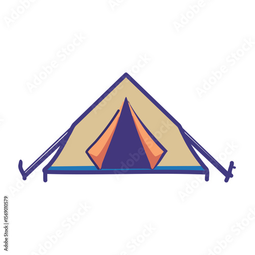 War Tent Camp - Military Icon