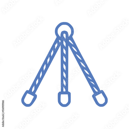 Tent Support Gear - Pegs & Ropes Icon