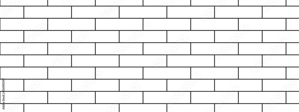 Fototapeta premium White brick background texture. White brick pattern and white background wall brick. 
