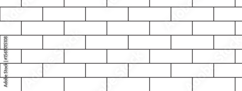 White brick background texture. White brick pattern and white background wall brick.	