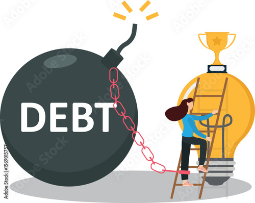 Stressed burden, anxiety or negative thinking, anger or emotional causing problem, mental health or depression, overworked or overwhelmed concept. character life .