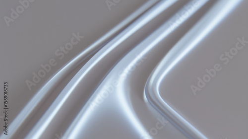Dynamic Flow: Silver Waves and Soft Curves Abstract