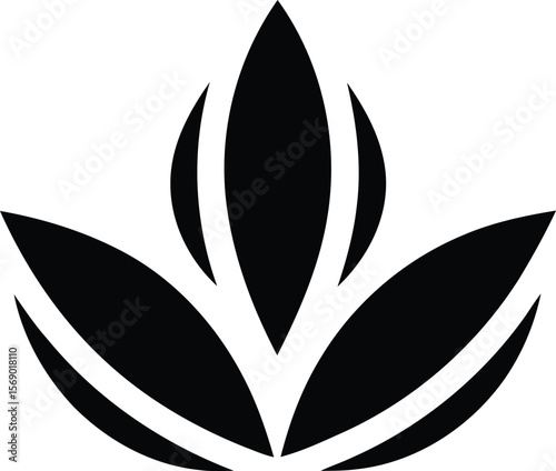 Unique Quality Leaf vector illustration, Leaf silhouette vector art, Leaf isolated line art vector icon design, nature and botanical elements, decorative eco friendly brand for leaf, Leaf icon or logo
