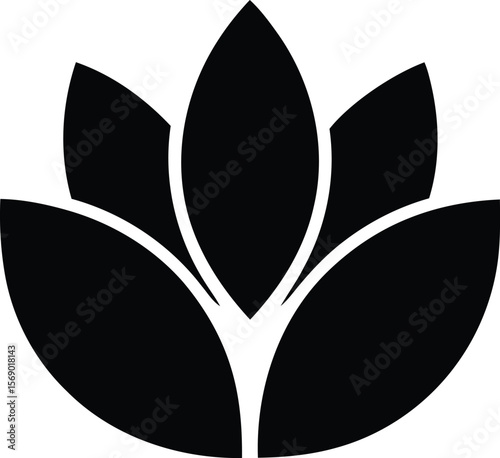 Unique Quality Leaf vector illustration, Leaf silhouette vector art, Leaf isolated line art vector icon design, nature and botanical elements, decorative eco friendly brand for leaf, Leaf icon or logo