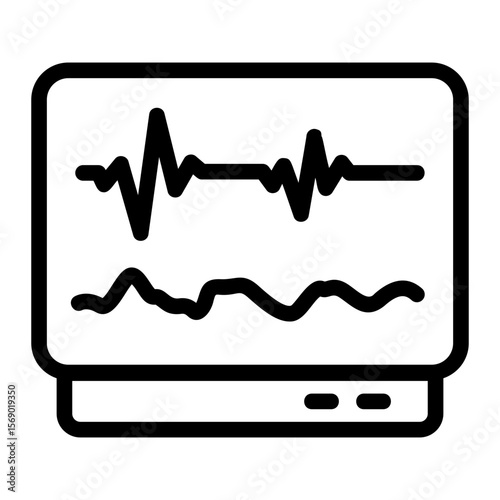 heart monitor Line Icon
