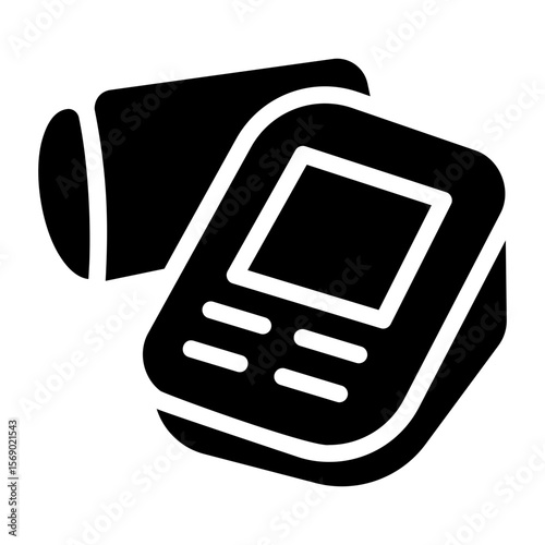 digital blood Solid icon