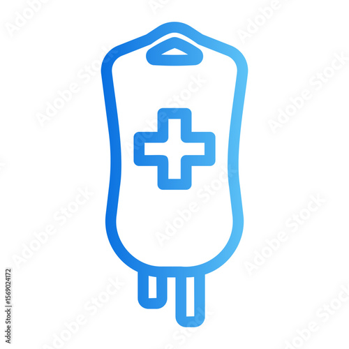 blood bag Gradient icon
