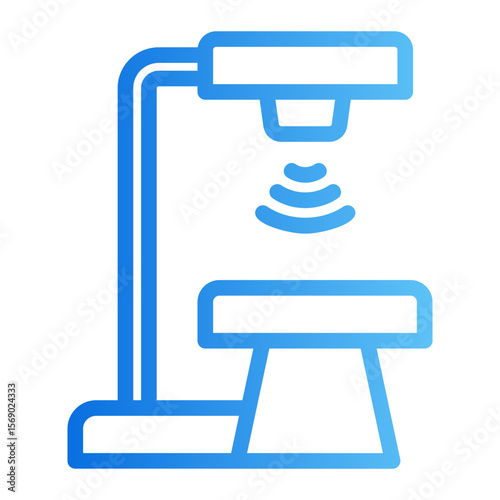 medical scanner Gradient icon