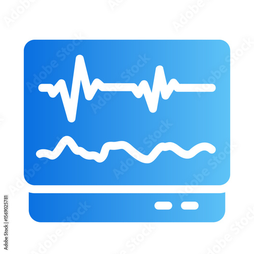heart monitor Gradient icon