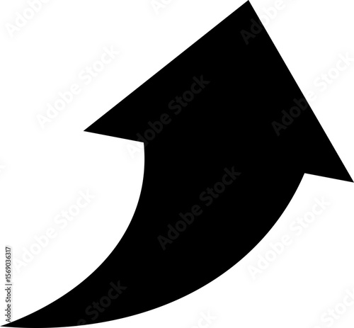 シンプル矢印アイコン_黒い矢印