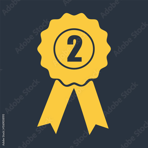 Award icon with 2