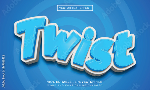 Twist Text Effect
