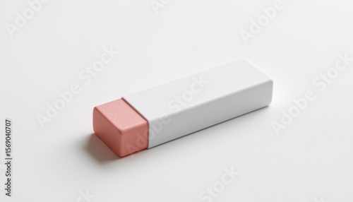 a eraser, clean and minimalist design, unbranded, no label, no text, no logo, sharp details, isolated on a pure white background with no shadow, ultra high resolution, 8k, 300dpi