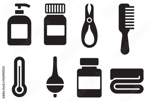 Medical and grooming items health hygiene
