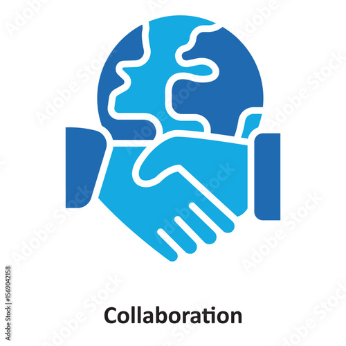 Collaboration Vector Icon which can easily modify or edit
