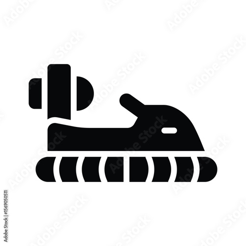 A captivating glyph icon of bumper car amusement