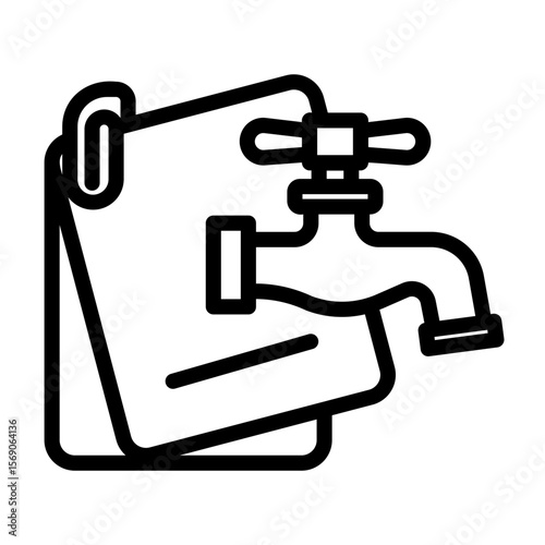 plumber Line Icon