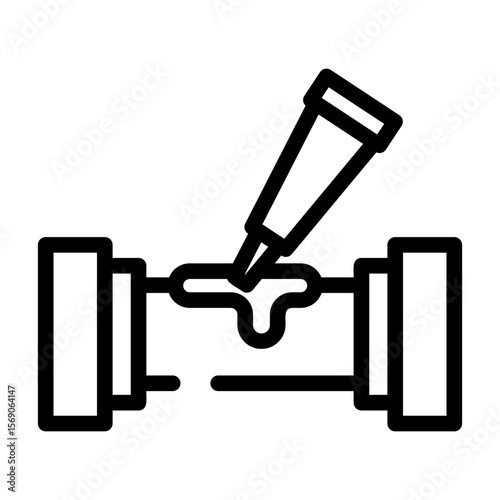 plumber Line Icon
