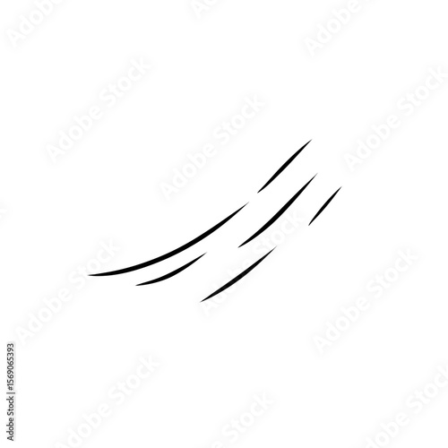 doodle wind gust illustration