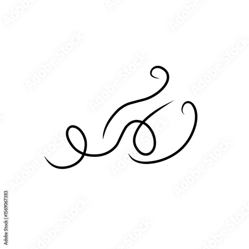 doodle wind gust illustration