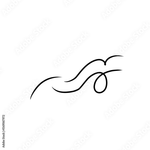 doodle wind gust illustration