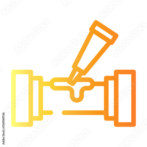 plumber Line Gradient Icon