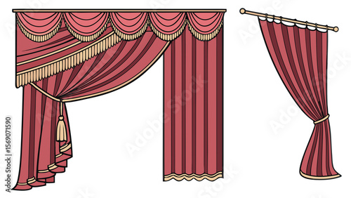 Shop elegant window curtains and drapes for living room and bedroom decor ideas and home interior design