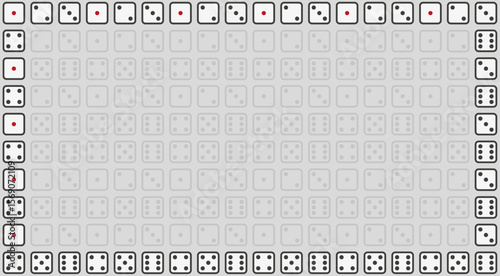 Dices background illustration vector set