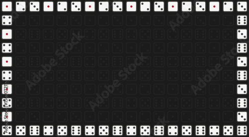 Dices background illustration vector set