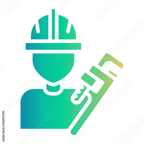 plumber Gradient icon