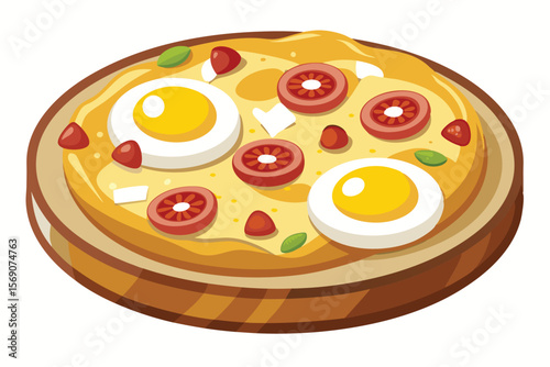 Delicious Egg and Tomato Pizza Recipe A Simple Guide to Making Savory Pizza at Home