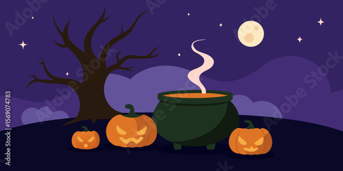 halloween pumpkin on the pumpkin