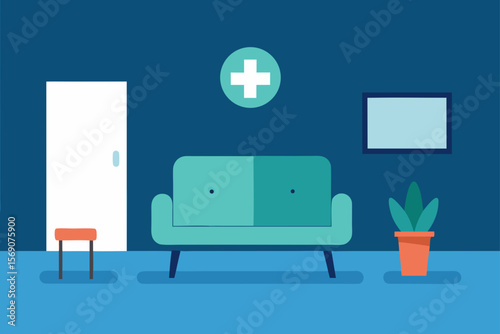 Modern interior design for a comfortable living room with a sofa and armchair, featuring contemporary furniture, lighting, and wooden decor