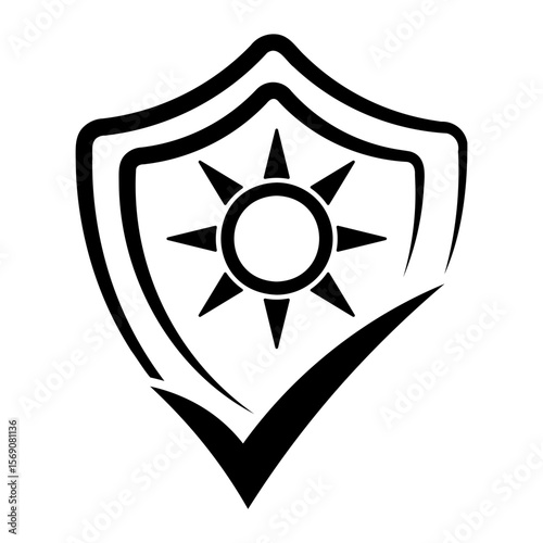 radiation Line Icon