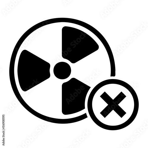 radiation Line Icon