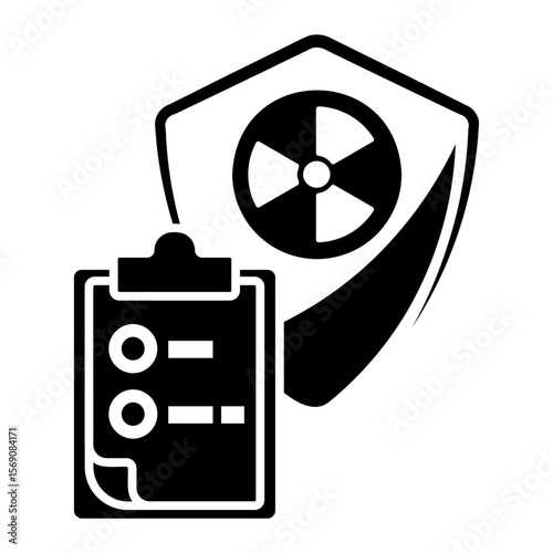 radiation Solid icon